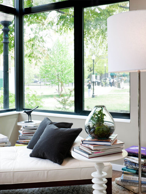 South End Urban Showhouse contemporary living room