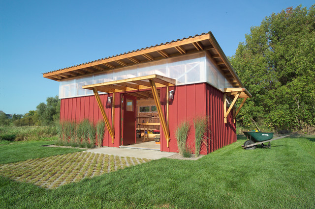 DIY Shed - Rustic - Garage And Shed - minneapolis - by M Valdes ...