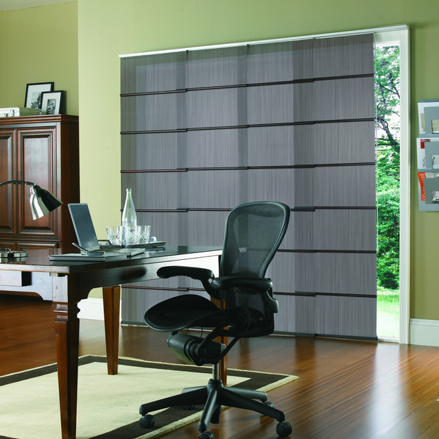 Romanelle Panel Track System Window Covers Traditional Vertical