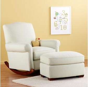 Rocker glider chair for nursery