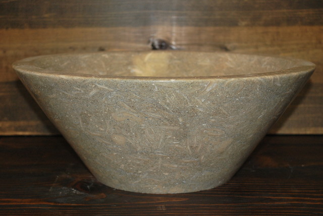 SEAGRASS LIMESTONE SINK / DEEP V - Bathroom Sinks - san diego - by ...