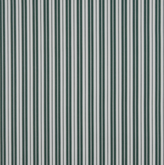 Green Ticking Stripe Indoor Outdoor Marine Acrylic Upholstery Fabric By
