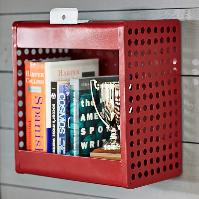 Metal Cube Storage Industrial Display And Wall Shelves by PBteen