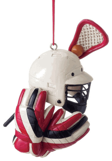 lacrosse helmet stick christmas tree ornament sports lacrosse helmet stick christmas tree ornament sports
