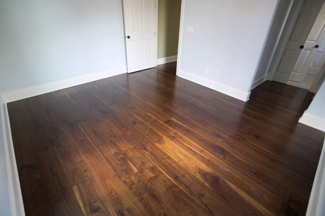 Black Walnut Plank Flooring - Traditional - Bedroom ...