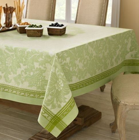 table tablecloth tablecloths linens jacquard floral traditional antique dining sonoma williams ornament