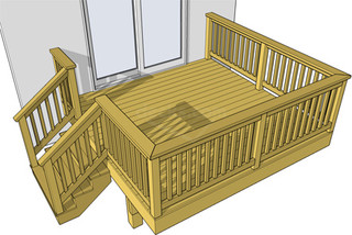 Free Standing Deck Plans