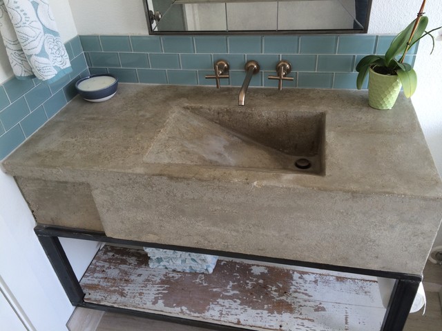 Custom Concrete Sink - Modern - austin - by Build Austin