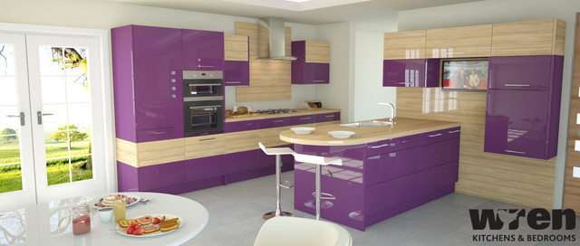 Wren Kitchens contemporary-kitchen