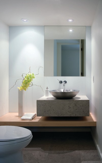 Modern Simplicity - Contemporary - Powder Room - other ...