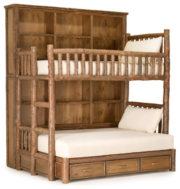 Rustic Custom Bunk Bed by La Lune Collection - Rustic 