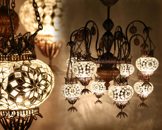 Turkish Style Chandelier - Mediterranean - Chandeliers - by Hedef