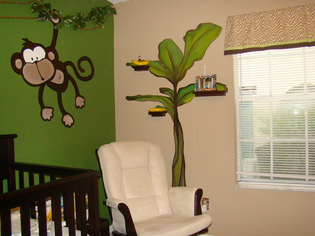 Michaels Jungle Baby Room eclectic-kids