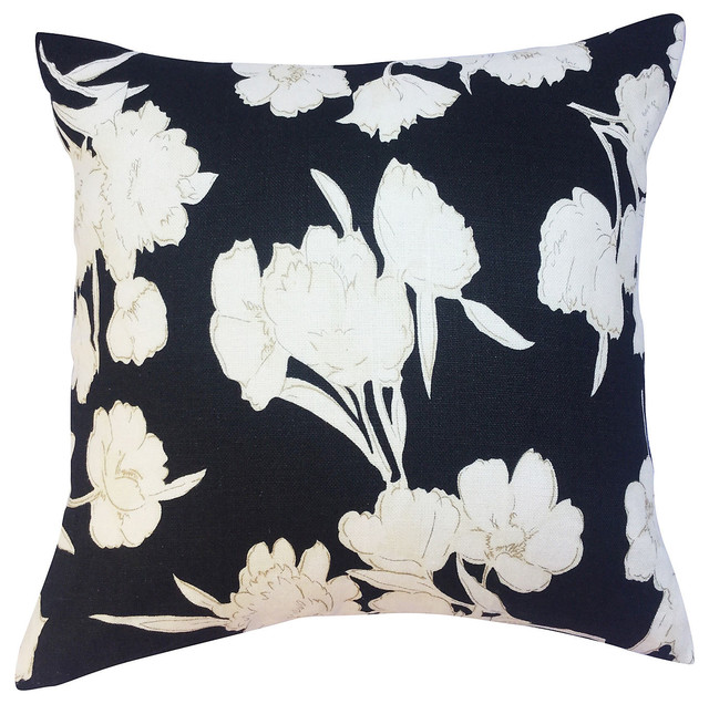 Ralph Lauren Floral Linen Pillow - Contemporary - Decorative Pillows