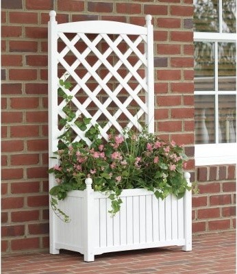 Trellis with Planter Box