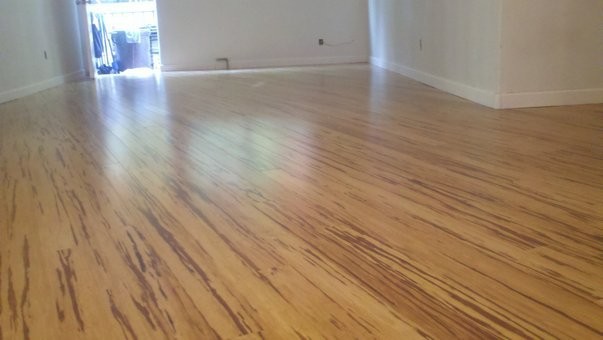 Strand woven bamboo - Zebrano contemporary