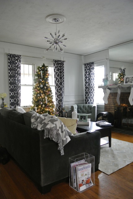Old Home, Modern Update transitional living room