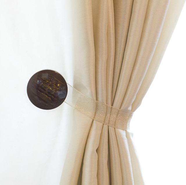 Curtain Clips, Tiebacks, or Holdbacks Set of 2 Gem Collection