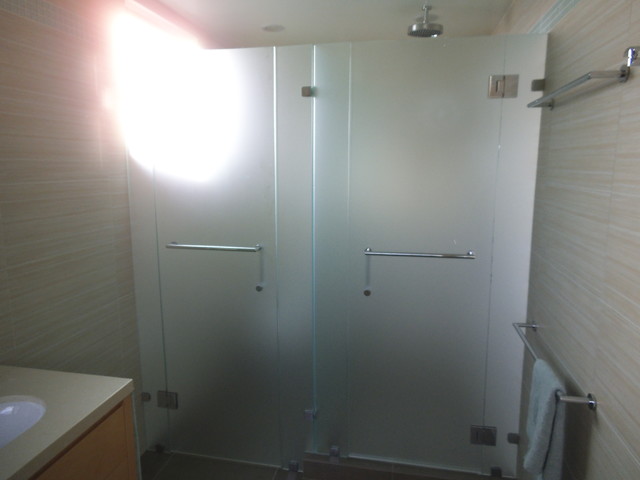 Glass Shower Enclosures modern-bathroom