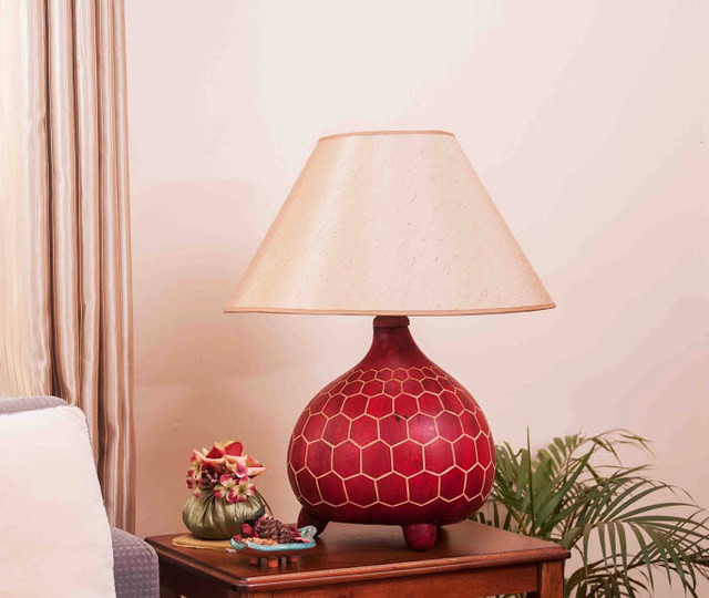 African table lamp