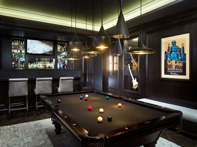 Game Room - contemporary - family room - chicago - by Michael ...