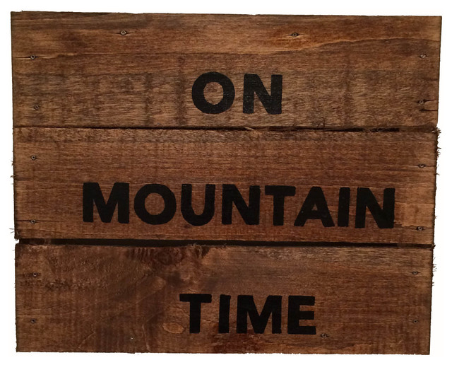 Sign  mountain signs by upnorth Rustic  Novelty rustic gifts  Time  Signs   On Mountain