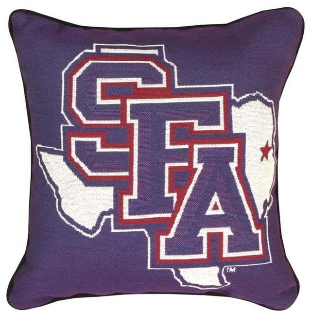 Stephen F. Austin State University Logo 17 Inch Throw Pillow SFA