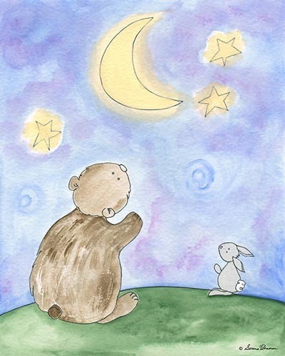  Ready To Hang Canvas Kid's Wall Decor, 20 X 24 traditional-kids-decor