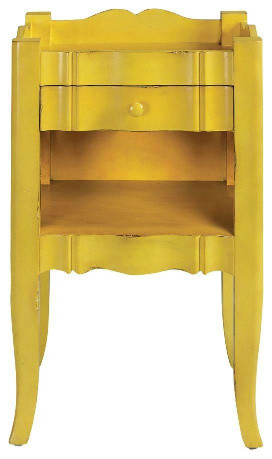 Yellow End Table