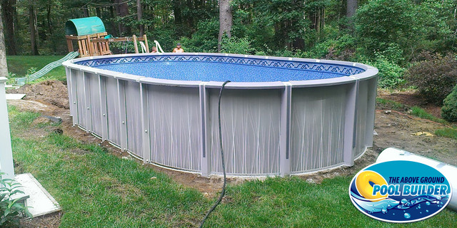 resin above ground pools