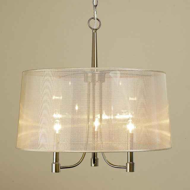 Sheer Champagne Shade Chandelier Lamp Shades by Shades of Light