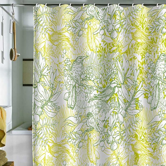 Displaying (13) Gallery Images For Unique Green Shower Curtains...