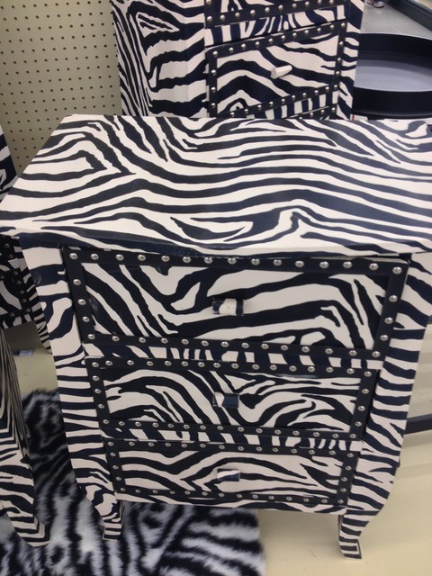 zebra dresser