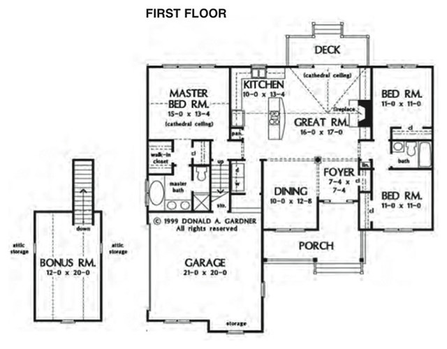 Tanglewood Floor Plan Traditional Floor Plan