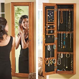 Bedroom Storage Cabinets on Mirror Jewelry Cabinet   Modern   Bathroom Storage   By Design