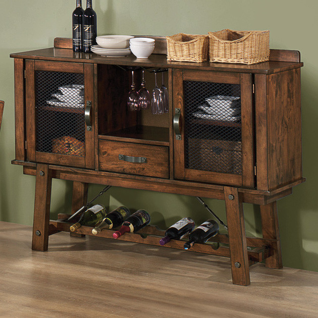Lawson Server, Rustic Oak Modern Buffets And Sideboards by Modern
