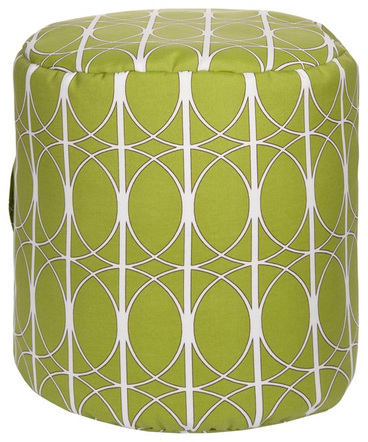 Surya Round Pouf X701FUOP Contemporary Floor Pillows And Poufs