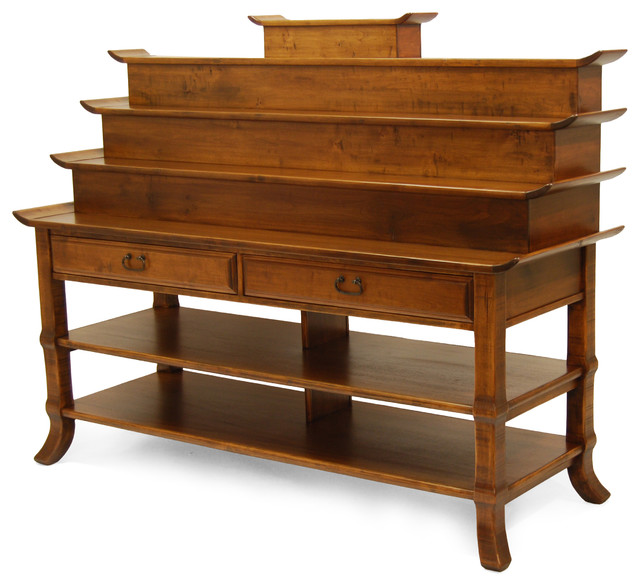 Fuji Tiered Altar Table Asian Side Tables And End Tables portland