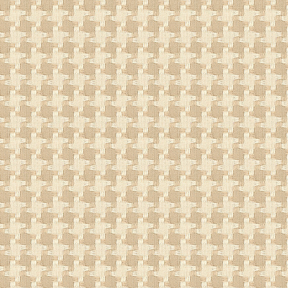 Cream Knit Houndstooth Fabric Contemporary Upholstery Fabric by