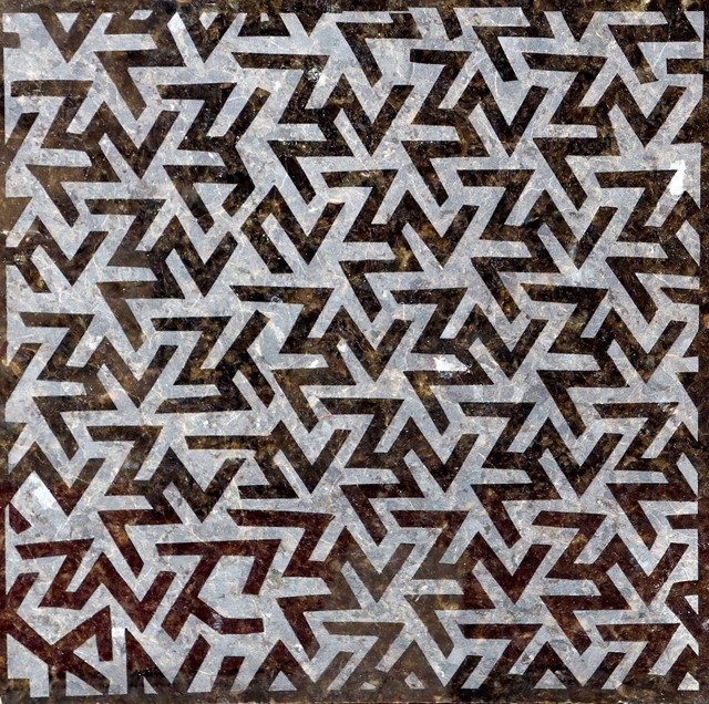 Engraved Granit modern-artwork