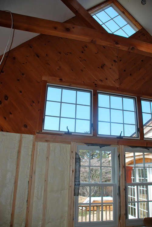 Paint rough sawn pine or leave natural?