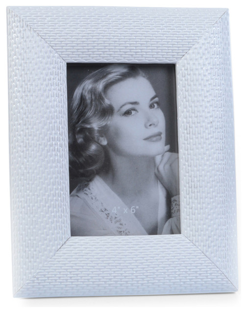 Concepts Life Photo Frame Loving Link White 4x6" contemporary-frames