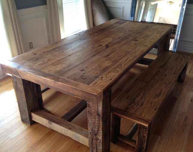 Reclaimed Wood Extension Table traditional-dining-tables