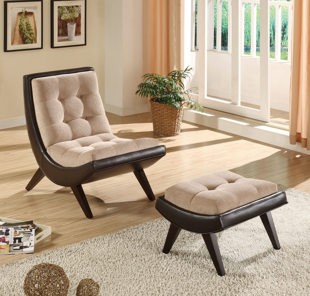 Modern Armchairs With Ottoman - West Elm Henry Armchairs & Henry