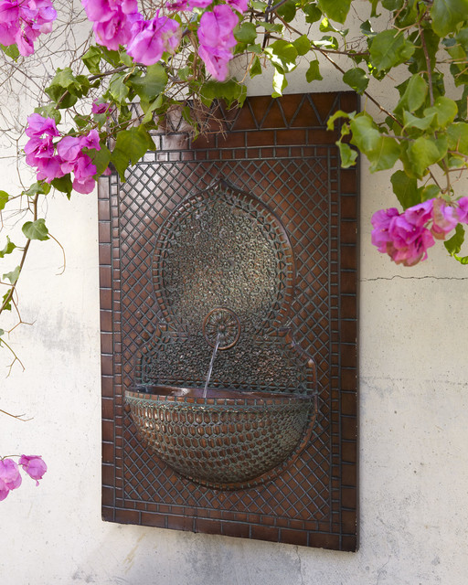 Mosaic Tile Wall Fountain Indoor Fountains by Horchow