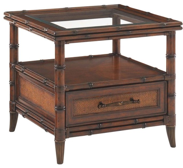 Tommy Bahama Home Landara Emerald Bay Lamp Table Tropical Side
