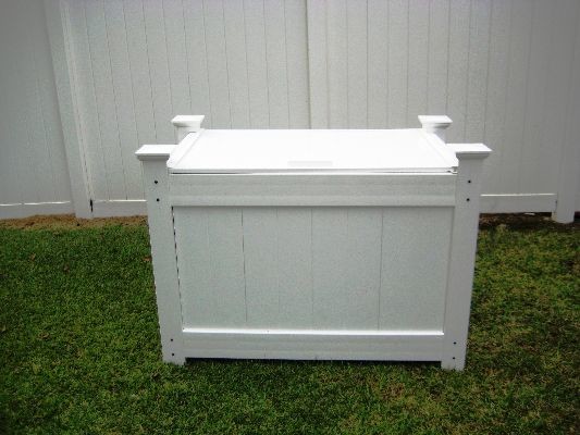 trash recycle bin storage 21 leisure season large wooden outdoor trash