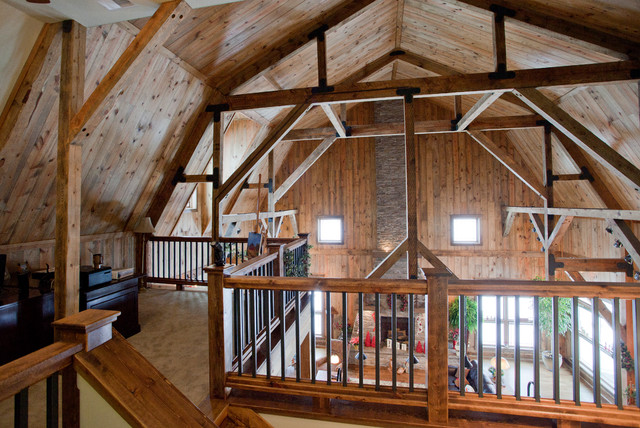 iowa gambrel barn home - traditional - other metro - by