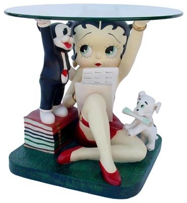 Betty Boop Home Decor betty boop side table with magazine rack home decor Betty Boop Home Decor betty boop side table with magazine rack home decor