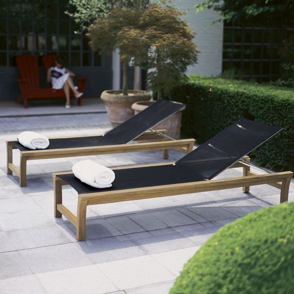Teak Outdoor Chaise Lounge Outdoor Chaise Lounges chicago by Home